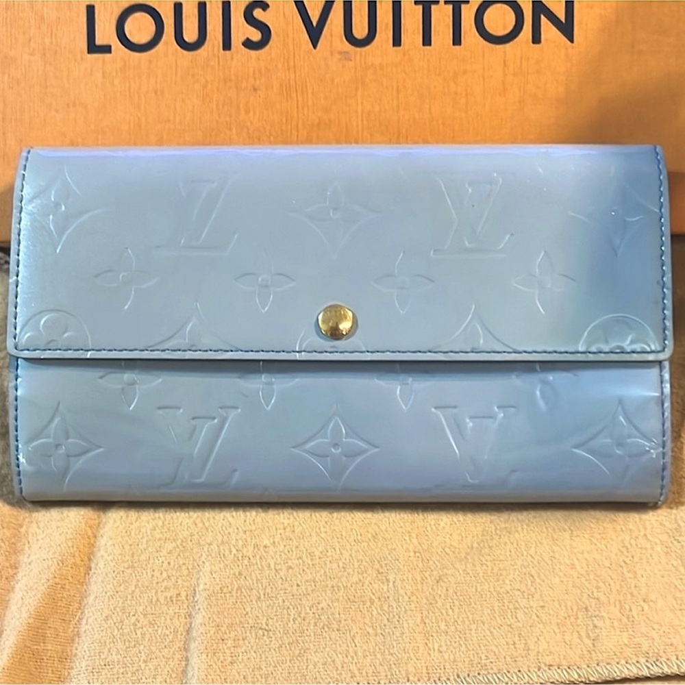 Louis Vuitton monogram vernis large wallet